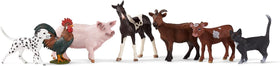 Schleich Farm World pinto foal invites gentle horse-play adventures.