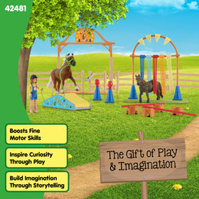 Schleich agility obstacles spark active, imaginative challenges.
