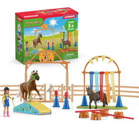 Schleich Farm World pony figure for imaginative play and storytelling.