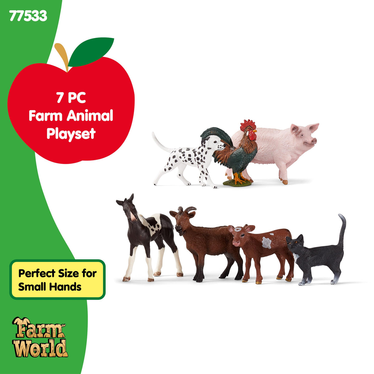 Schleich Farm World rooster figure sparks morning imaginative play.