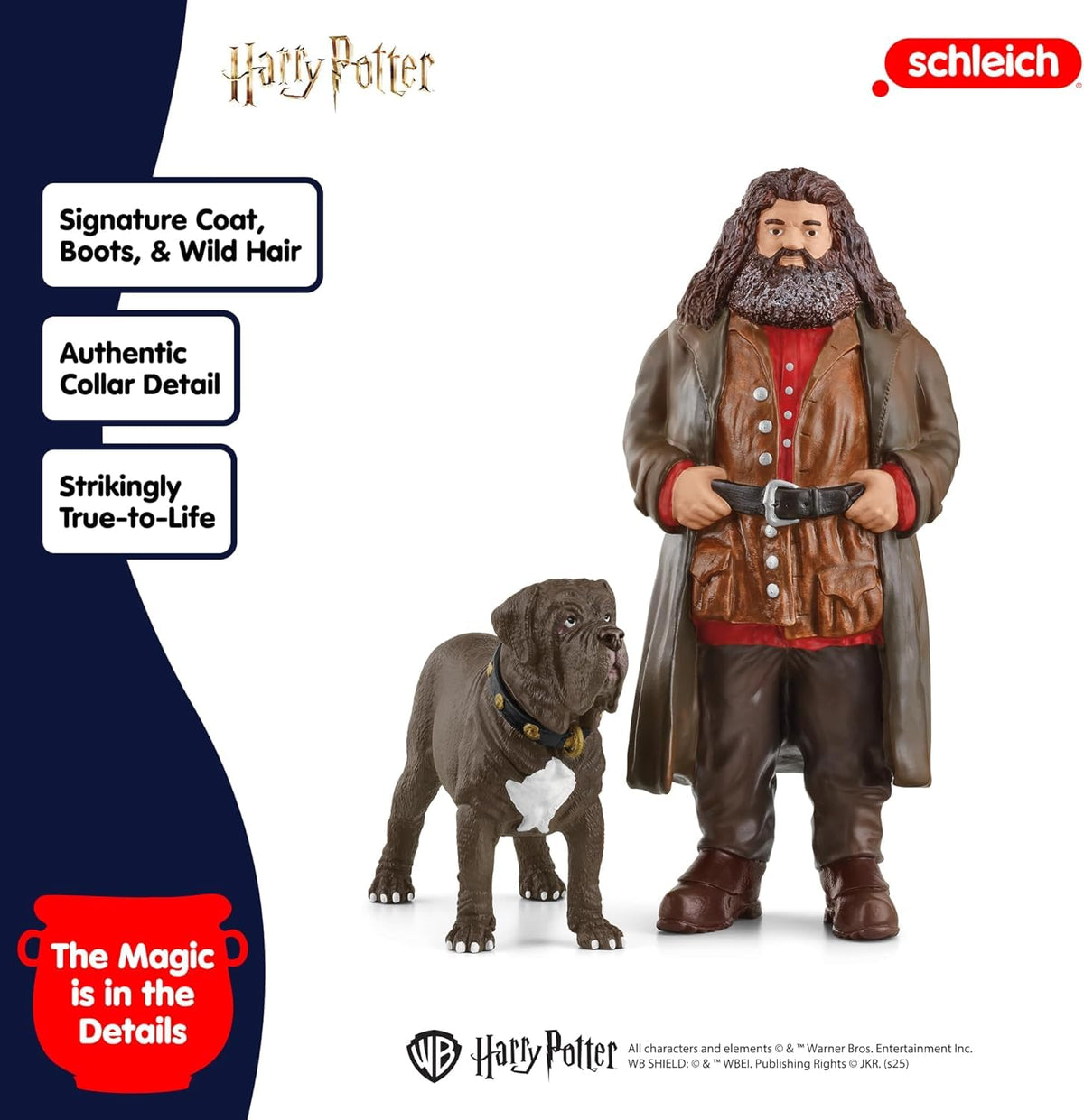 Dynamic Hagrid pose for imaginative diorama scenes.