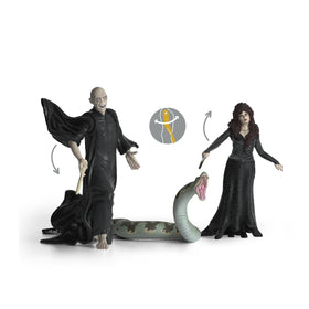 Voldemort figure with detailed facial features for dramatic shelf display.