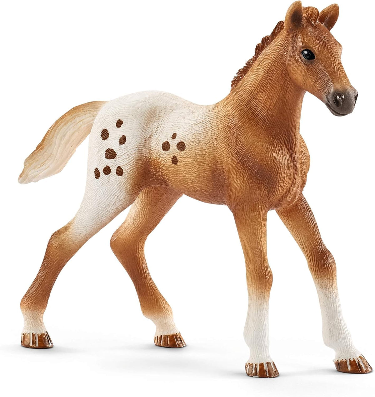 Schleich Horse Club hay rack with pretend food for rewards.