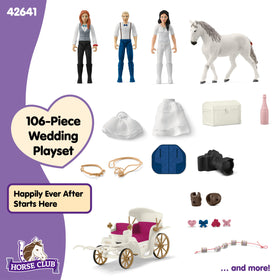 Schleich Horse Club secret compartment hides tiny treats for pretend celebrations