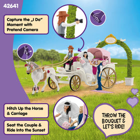 Schleich Horse Club tin cans and wheels create playful chime effects