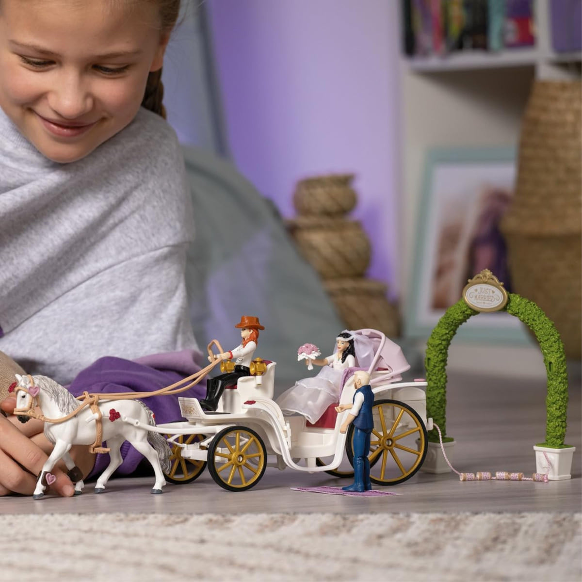 Schleich Horse Club white Lipizzaner horse brings elegant equestrian play to life
