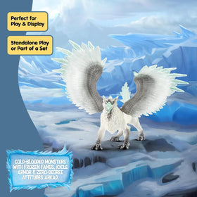 Schleich Ice Griffin durable design withstands adventurous, screen-free play.