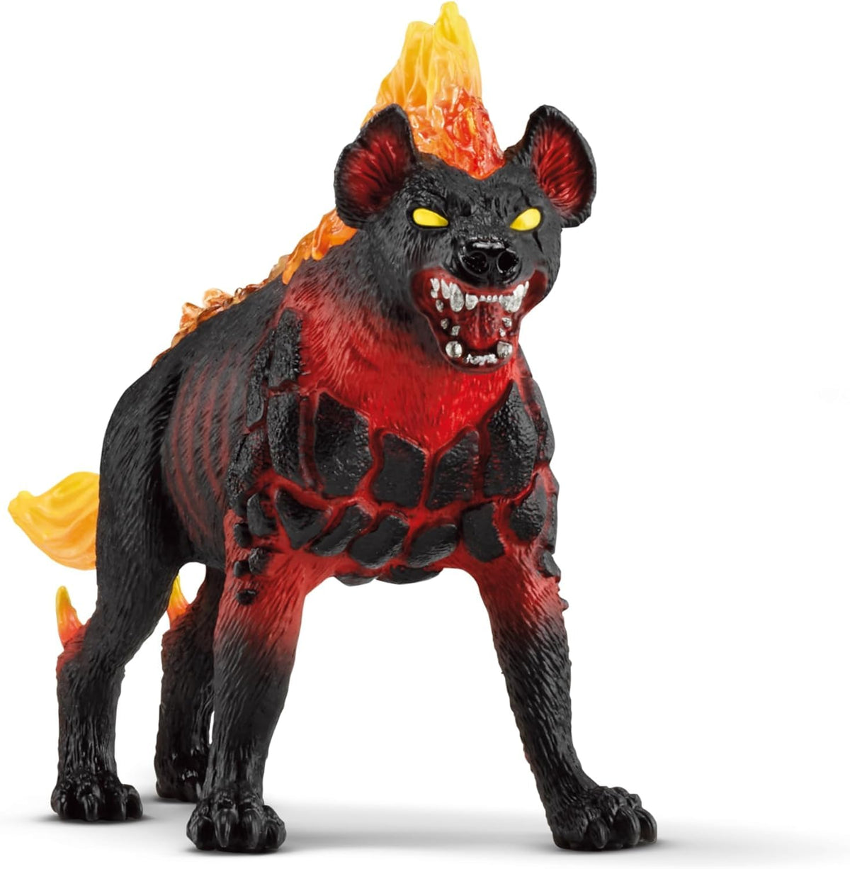 Schleich lava-saber-tooth-tiger figure for dramatic showdowns
