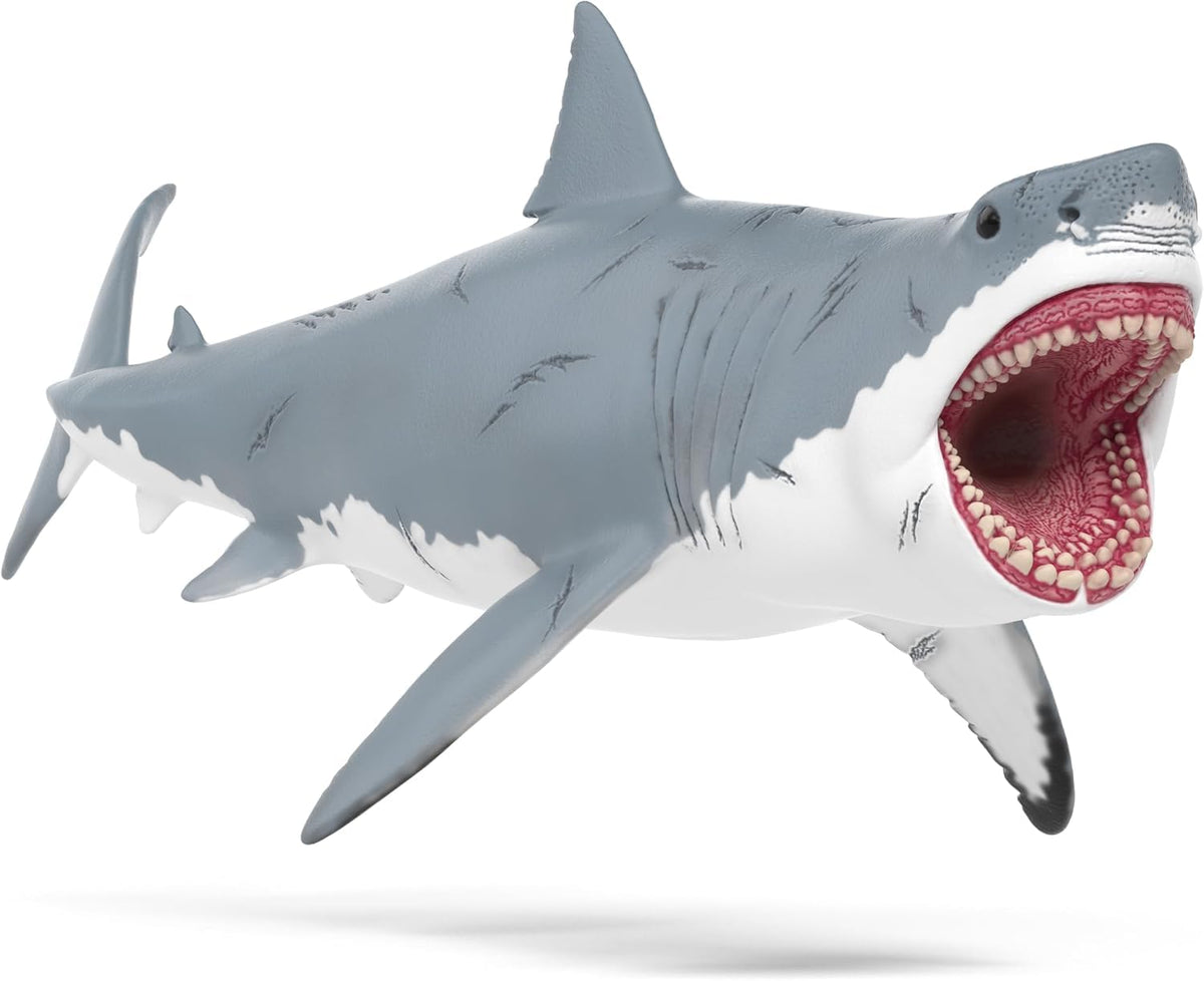 Schleich Megalodon durable prehistorical toy for screen-free playtime.