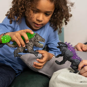 Schleich Rock Crusher with clawed feet ready for action.