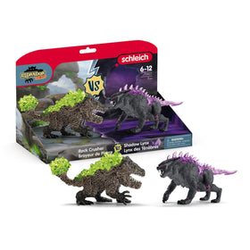 Schleich Shadow Lynx opens jaws for dramatic play scenes.