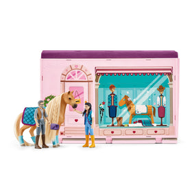 Schleich Sofia's Beauties Quarter Horse figurine with a brushable mane for styling.