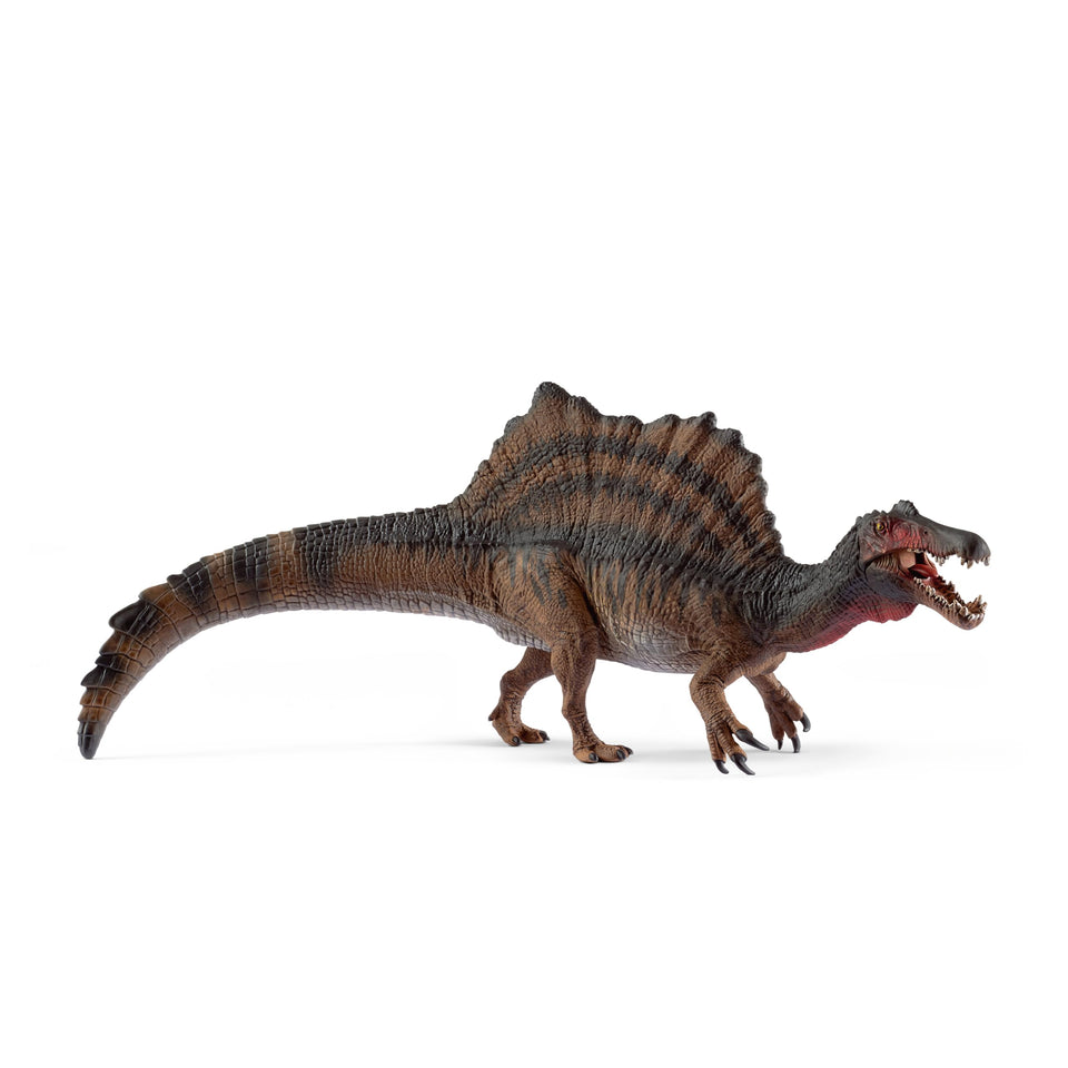 Schleich Spinosaurus 12in with movable jaw for lifelike prehistoric play.