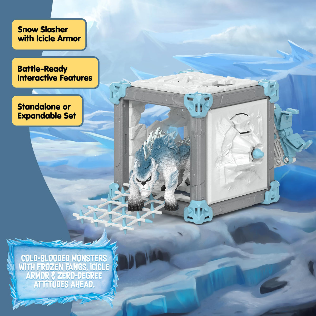 Schleich Super Crystal Object serves as centerpiece for quests and display.