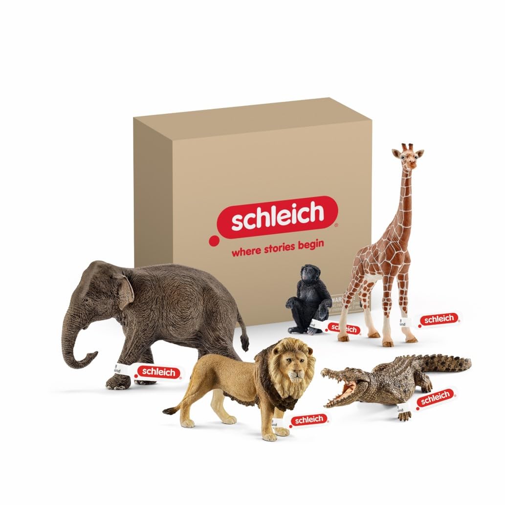 Schleich African lion figure for imaginative safari play and storytelling