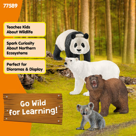 Schleich Wild Life four-bear set boosts storytelling play