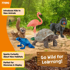 Schleich Wild Life giant tortoise figurine for durable, tactile exploration