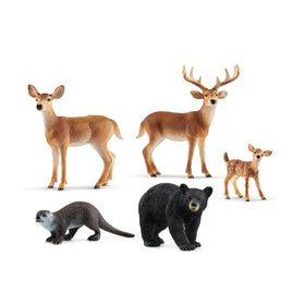 Schleich Wild Life buck figure with realistic antlers for lifelike forest dioramas
