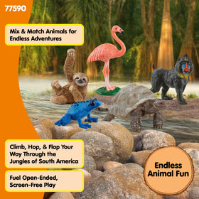 Schleich Wild Life poison dart frog figurine for colorful rainforest adventures