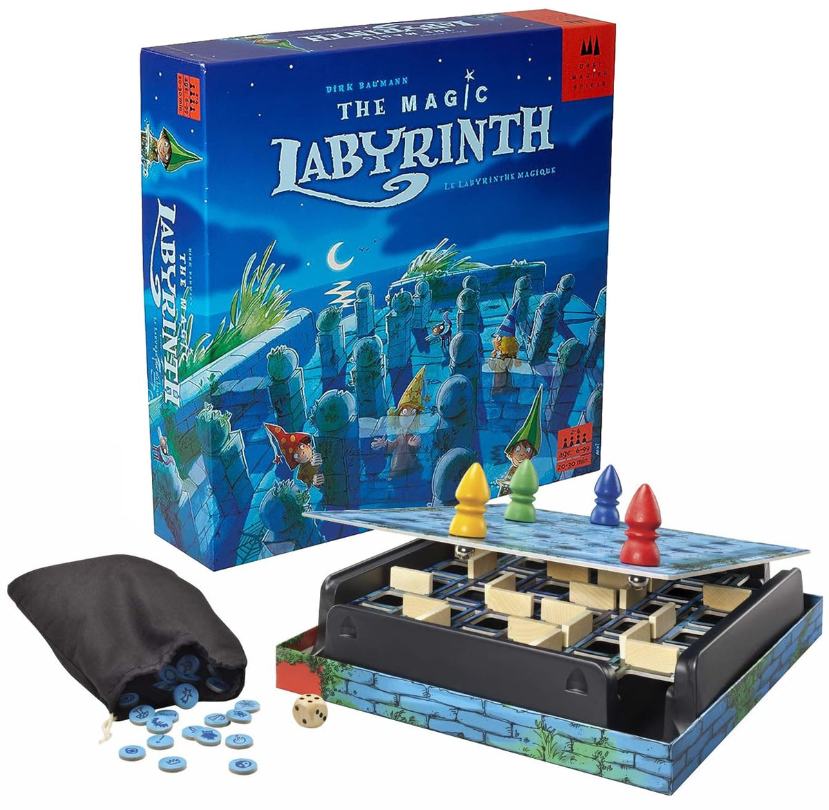 Schmidt Magic Labyrinth shows the invisible maze, sharpening memory during play.