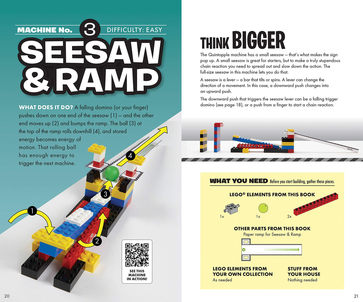 Scholastic LEGO Chain Reactions assembly ideas boost hands-on problem solving