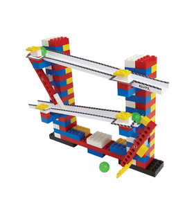 Scholastic LEGO Chain Reactions parts pack includes pieces and ramps for creative builds at home