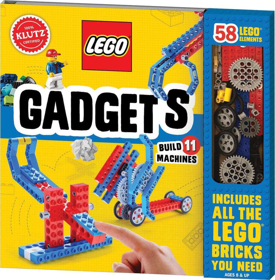 Scholastic LEGO Gadgets gravity-powered car demonstrates kinetic motion for STEM play