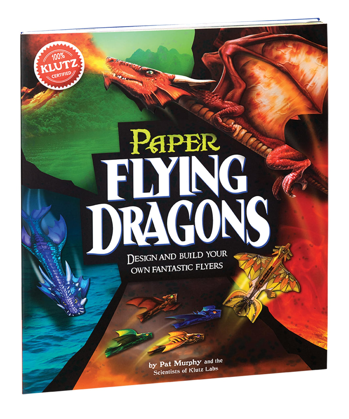 Scholastic Paper Flying Dragons dragon-fold kit for creative folding and flight.
