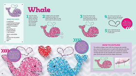 Scholastic String Art pins and string kit enables easy, repeatable projects