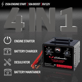 Schumacher SC1667 boost modes 25A 12V for versatile charging