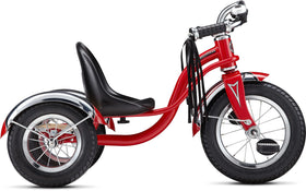 Schwinn Roadster chrome fenders add retro style and splash protection.