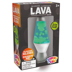 Schylling Lava Squish & Flow slow-motion action highlights soothing visuals.