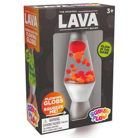 Schylling Lava Squish & Flow close-up shows bubbles and vivid color transitions.
