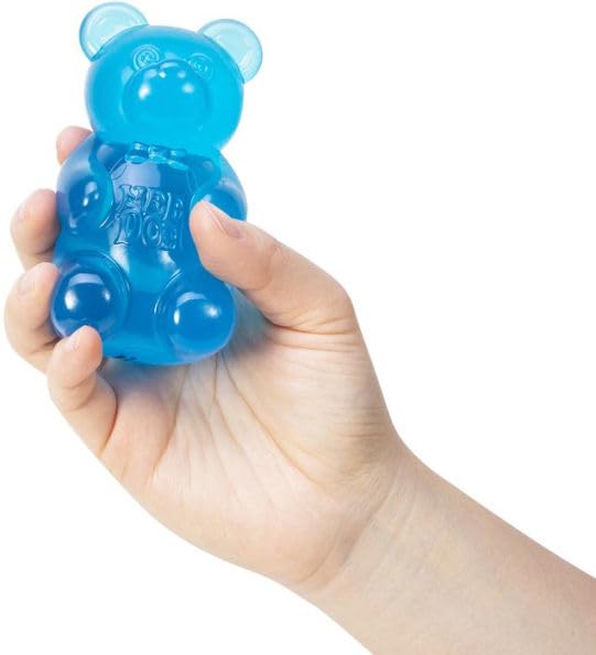 Schylling NeeDoh Gummy Bear blue office-use example for stress-free desk time