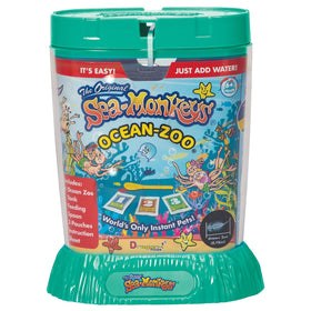 Schylling Sea-Monkey Ocean Zoo tank in assorted color invites hands-on observation