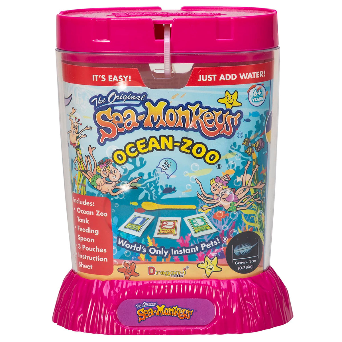 Schylling Sea-Monkey Ocean Zoo instant live eggs jump-start learning