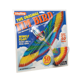 Schylling Tim Bird wings flap during outdoor play, delivering lively motion.