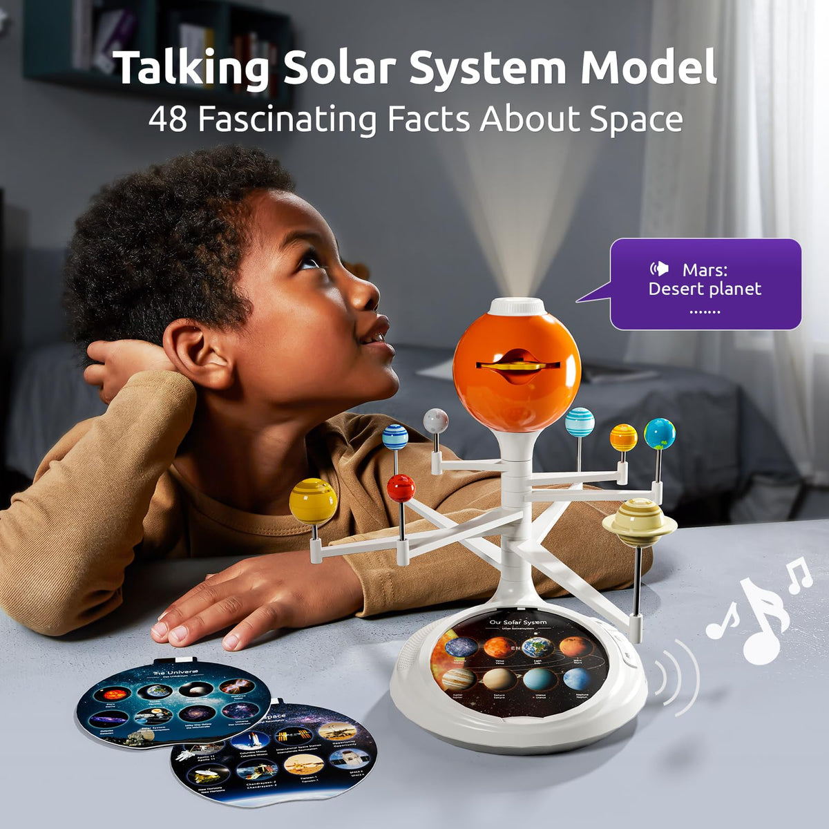Science Can disk projection set enabling vibrant 24-image planetarium displays