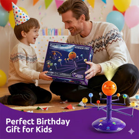 Science Can solar system assembly guide helps families set up together