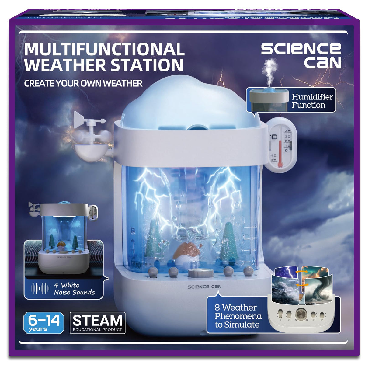Science Can Weather Station offers 8-mode meteorology for hands-on learning at home.