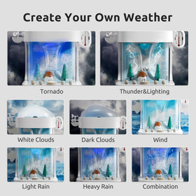 Science Can White Noise Mode helps focus while kids explore weather experiments.
