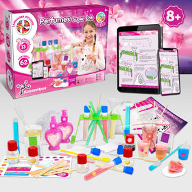 Science4you perfume kit instructions via QR code for easy experiments