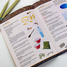 Science4you Triceratops fossil dig for kids—engaging STEM activity for ages 6+.