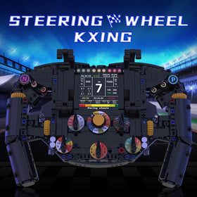 Sciencow F1 Racing Wheels close-up pieces shows interlocking parts for sturdy build