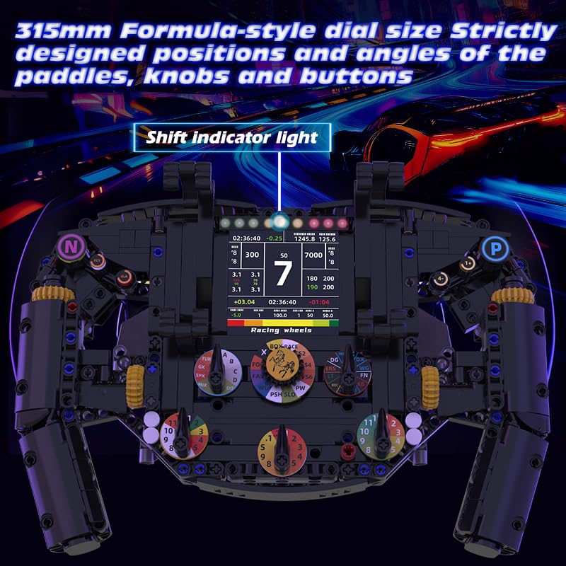 Sciencow F1 Racing Wheels on desk display setup for home office
