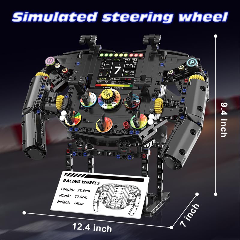 Sciencow F1 Racing Wheels non-toxic plastic supports safe play and display