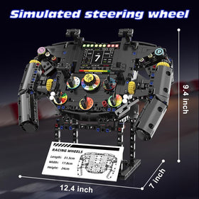 Sciencow F1 Racing Wheels non-toxic plastic supports safe play and display