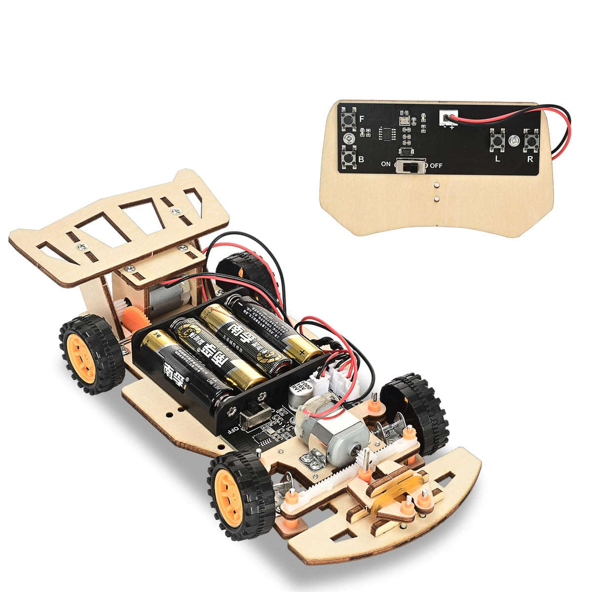 ScienSta self-centering steering RC car showcases precise realignment after turns.