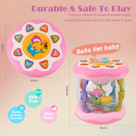Sciganaa Baby Toys BPA-Free construction ensures safe sensory exploration