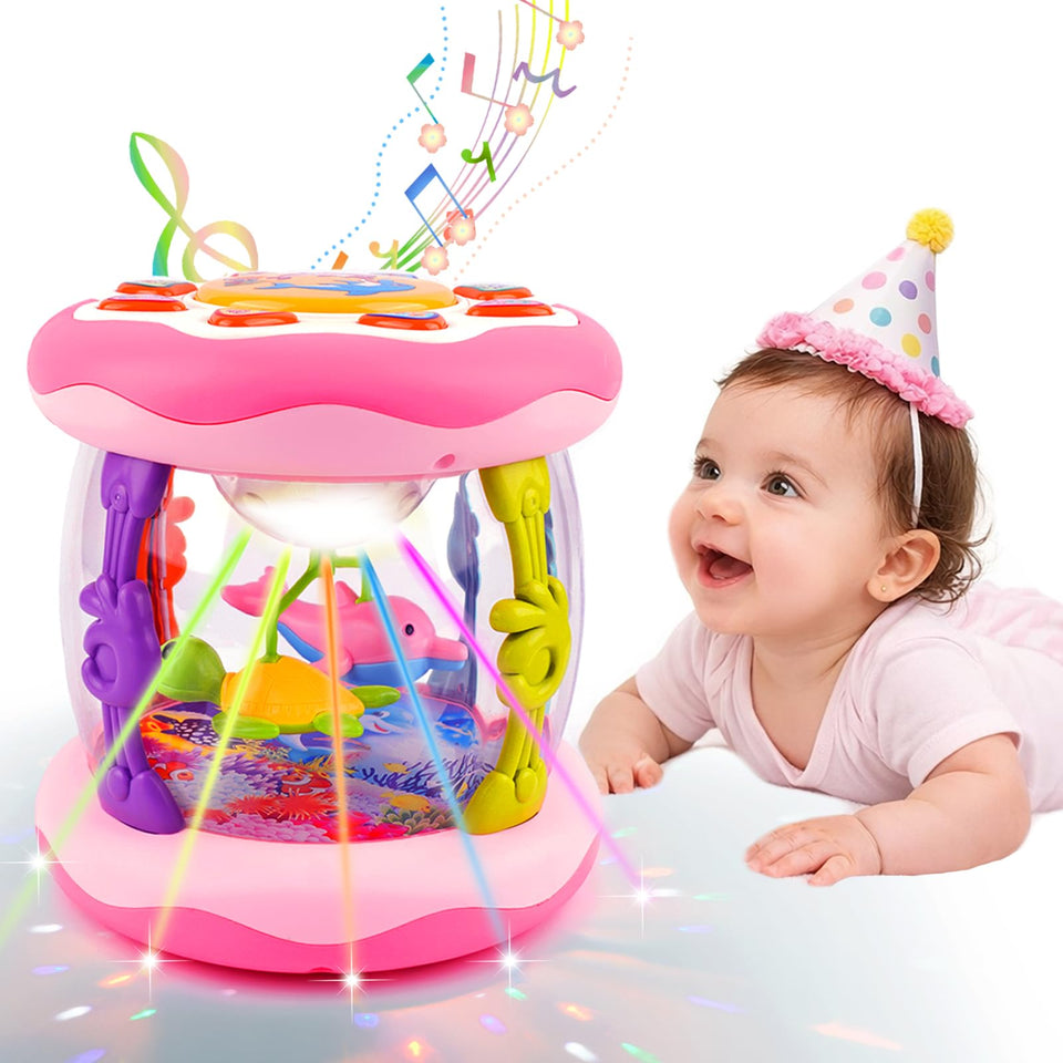 Sciganaa Ocean Aquarium Rotating Projector delivers 360° visuals during tummy time
